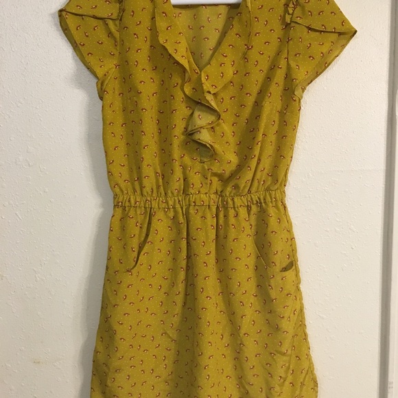 Jessica Simpson dressMustard yellow dress - Picture 3 of 6